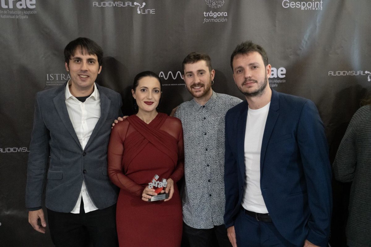 Eugenia Arrés con AMPERSOUND en los VII Premios ATRAE